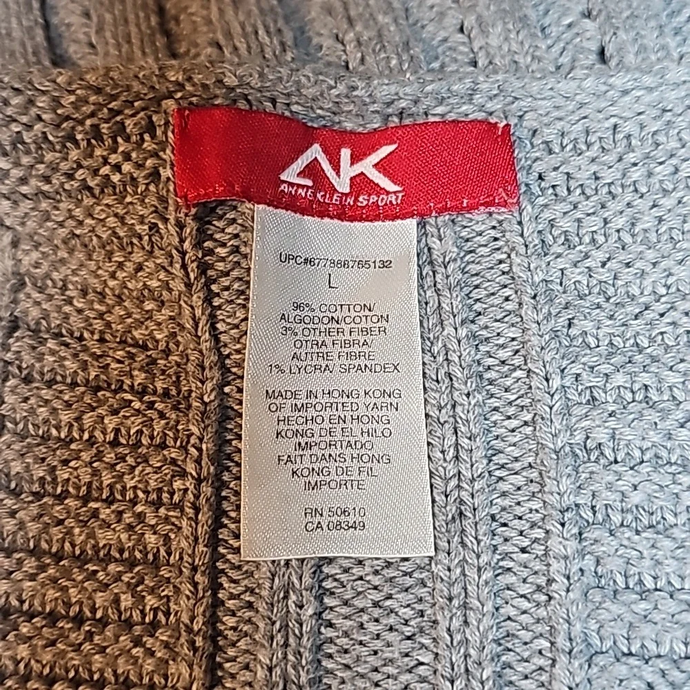 Gray knit button down sweater - Picture 13 of 13